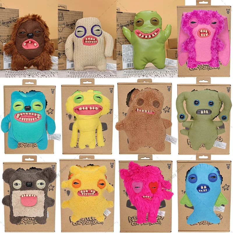 Original divertido monstruo feo de peluche Hedge Grog Mr agujas Shameless Goof Street Series tontos cuatro ojos juguetes de peluche regalos