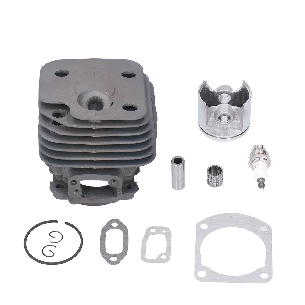 Grey Cylinder Piston Kit Large Bore Metal Big Bore Cylinder Kit Easy to Install Compact for Husqvarna 268 268XP 268K