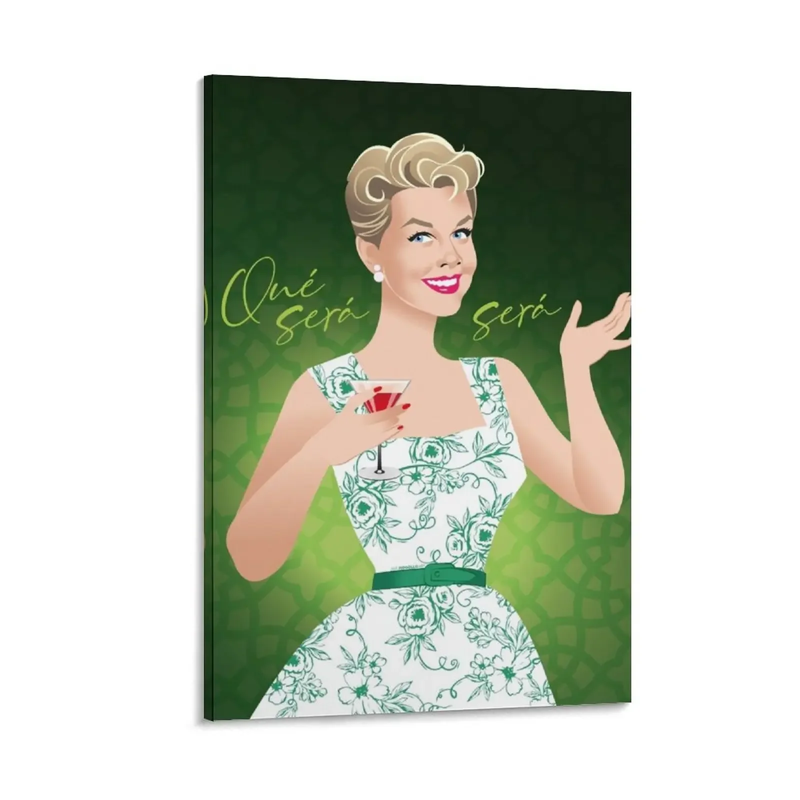 

Green flowers Canvas Painting bedrooms decor interior paintings