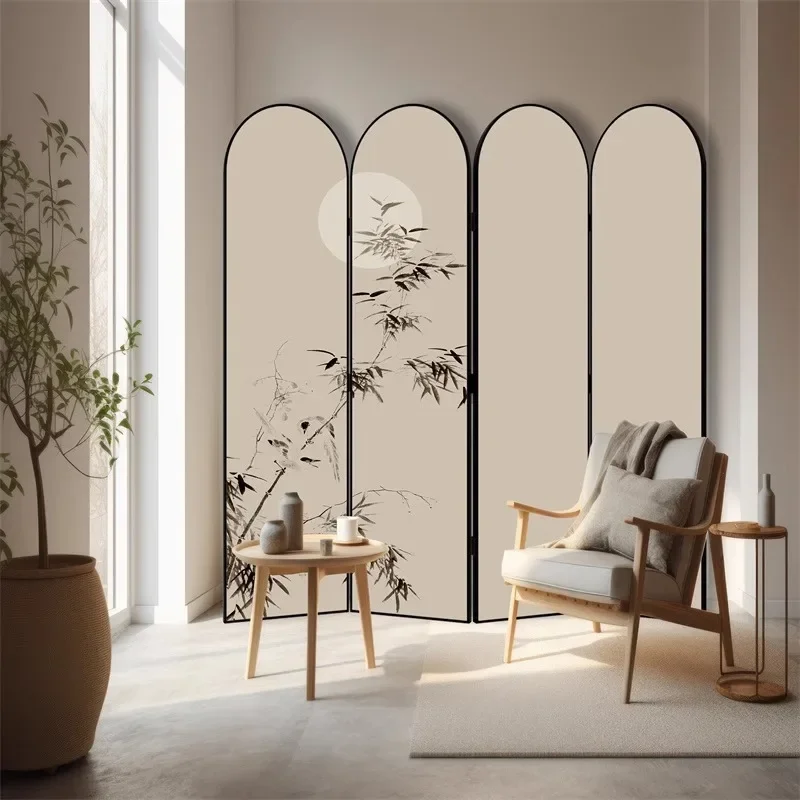 Hotel novo estilo nacional tela dobrável partição sala de estar jantar quarto entrada bloqueio decorativo francês retro