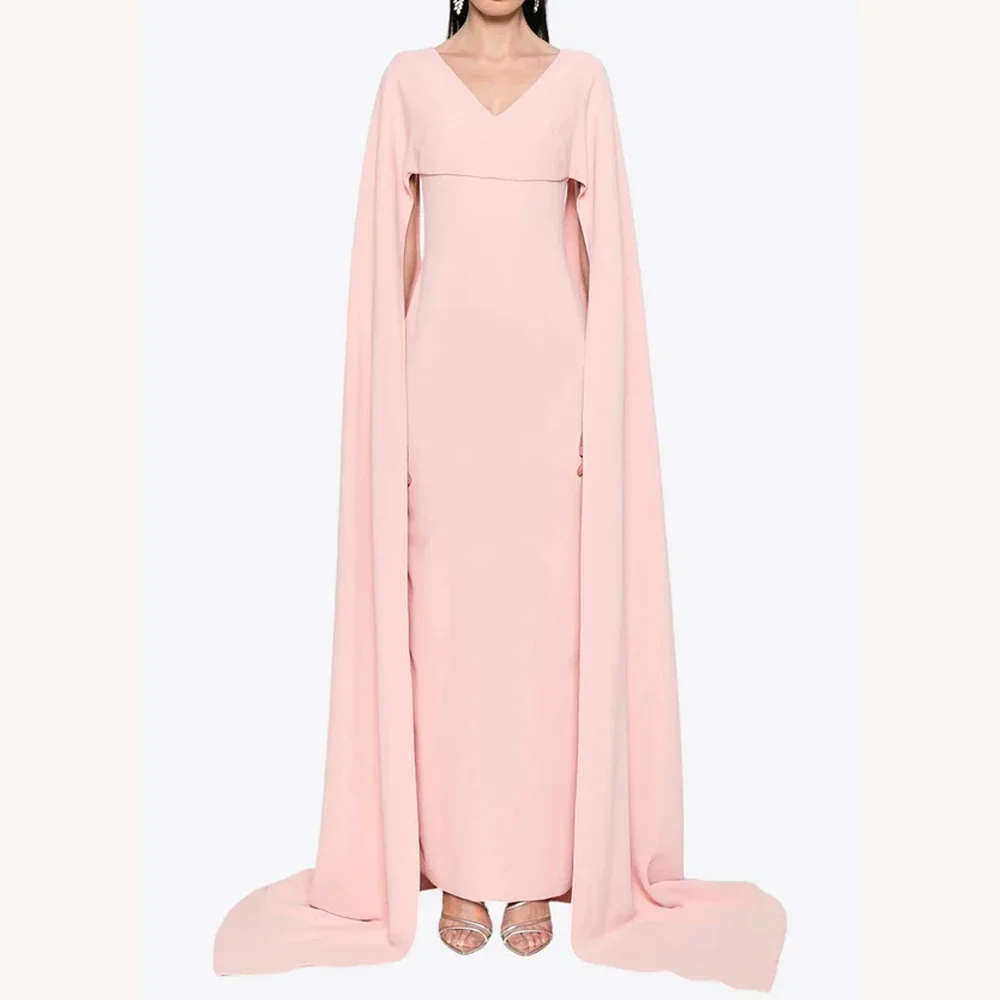 

Customized Sexy Elegant Long Sleeves Dress A-Line Evening Dresses Occasion Formal Exquisite High Quality Prom Party Gowns Women