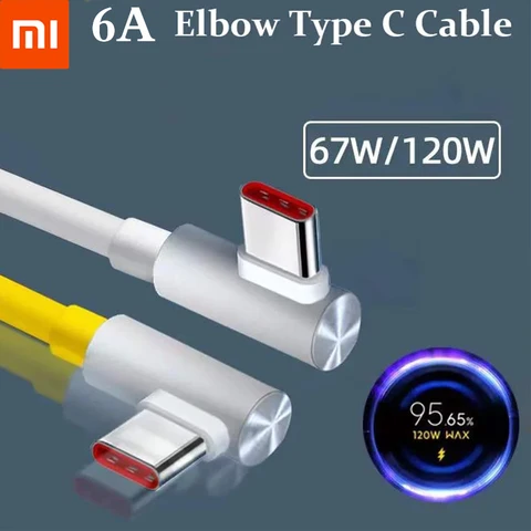 Оригинальный кабель Xiaomi Turbo Charge 120 Вт MI 13 13T 12T Pro 12 10T 5G Poco X5 X4 X3 Type C Кабель для быстрой зарядки Redmi Note 10 11 12