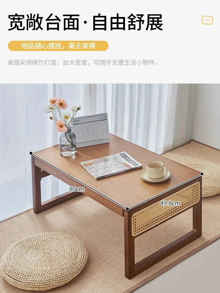 Small Table Tea Table Tatami Low Table Home Bedroom Window Sill Sitting Table Bamboo Kang Table Low Table Small Tea Table