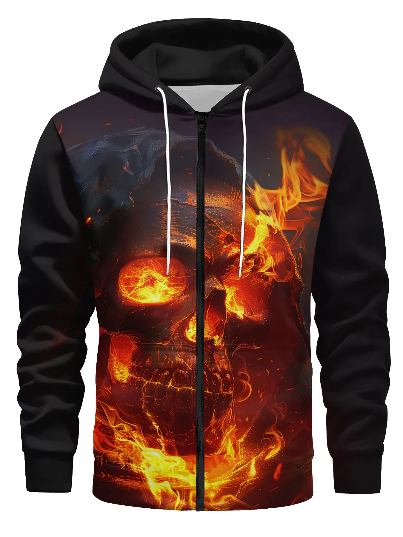 

Мужская модная толстовка с принтом черепа и длинными рукавами-идеально подходит для активного отдыха и повседневных прогулок, топы для кемпинга