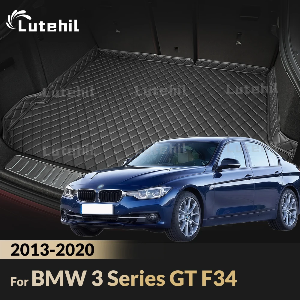

Коврик для багажника автомобиля для BMW 3 серии GT F34 2013 2014 2015 2016 2017 2018 2019 износостойкий ПУ кожаный нескользящий дизайн с низом