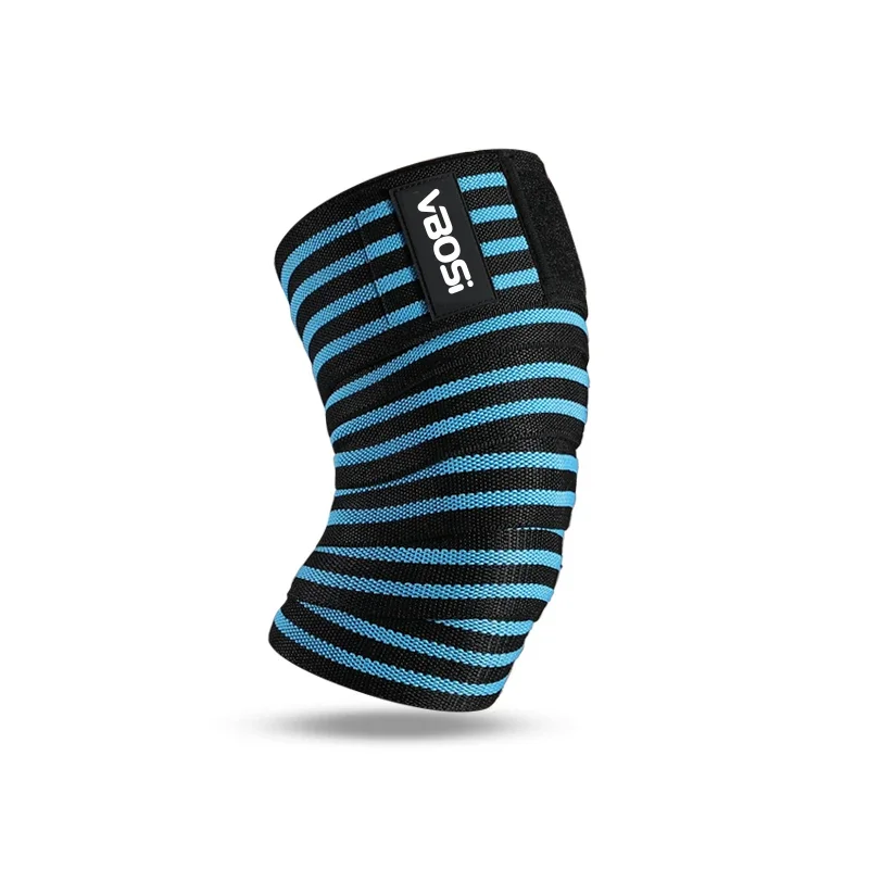 Adjustable Knee Wraps for Weightlifting - Elastic Compression Knee Sleeves Knee Pain Relief & Injury Prevention for Men Women