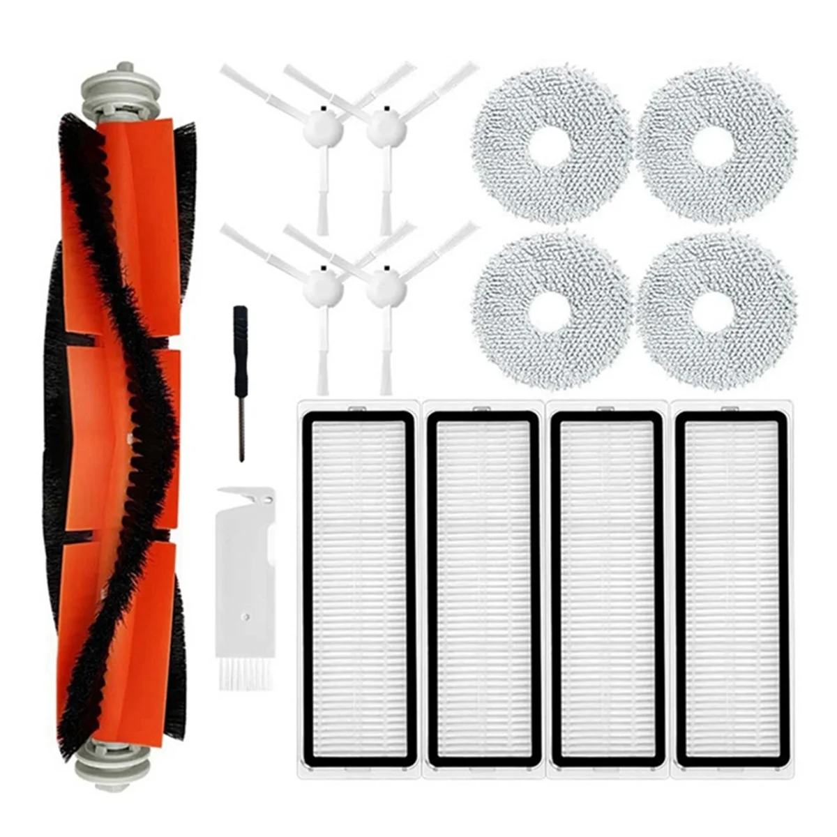 Для Xiaomi S10 + / S10 Plus робот-пылесос, аксессуары, основная боковая щетка, фильтр Hepa, тканевые подушечки для швабры, запасные части