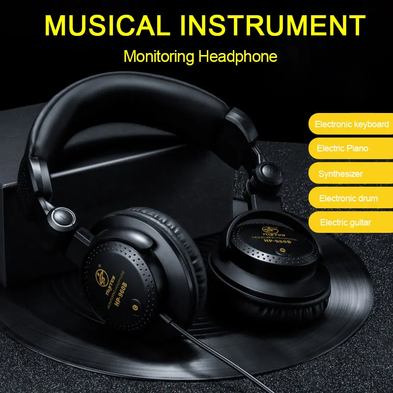 960B słuchawki monitorujące przewodowe studio na żywo z pałąkiem na głowę H 960B profesjonalny zestaw słuchawkowy z redukcją szumów dla muzyka