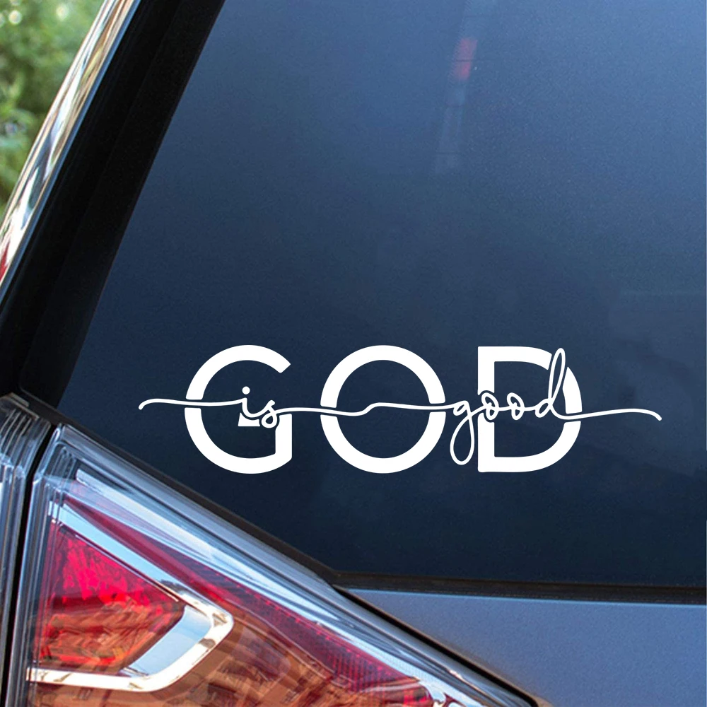 God Is Good Christian Car Sticker Decal for Bumper Windshield Window Hood Auto Vehicle Vinyl Decor