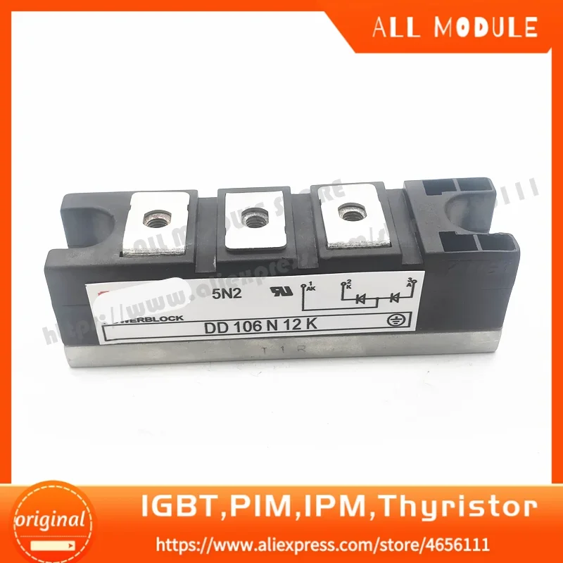 

DD106N12K DD106N14K DD106N16K DD106N18K DD86N24K Free Shipping New Original IGBT Module