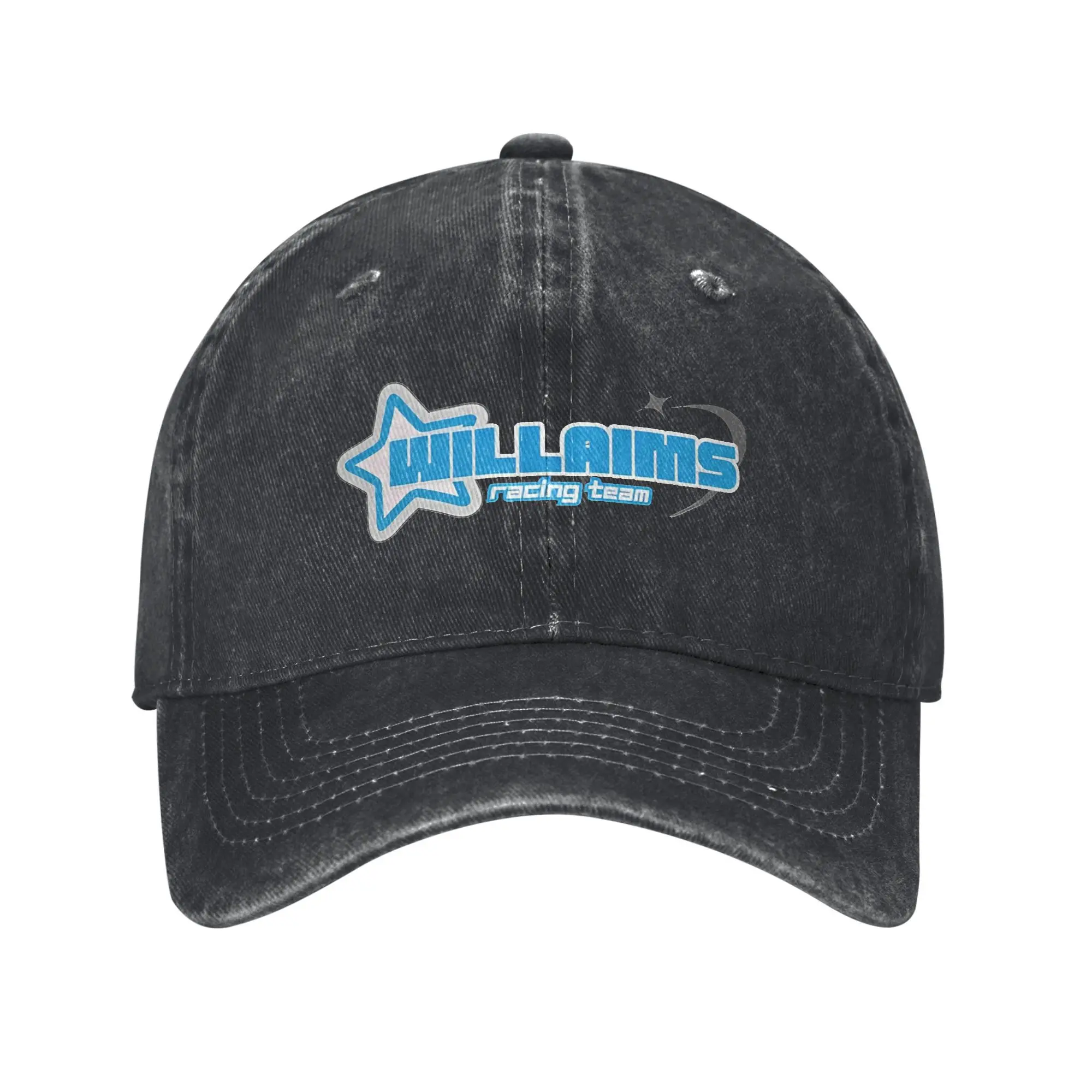 

Star Williams Racing Team Baseball Cap Vintage Distressed Denim Motorsports Snapback Cap Unisex Style Adjustable Caps Hat