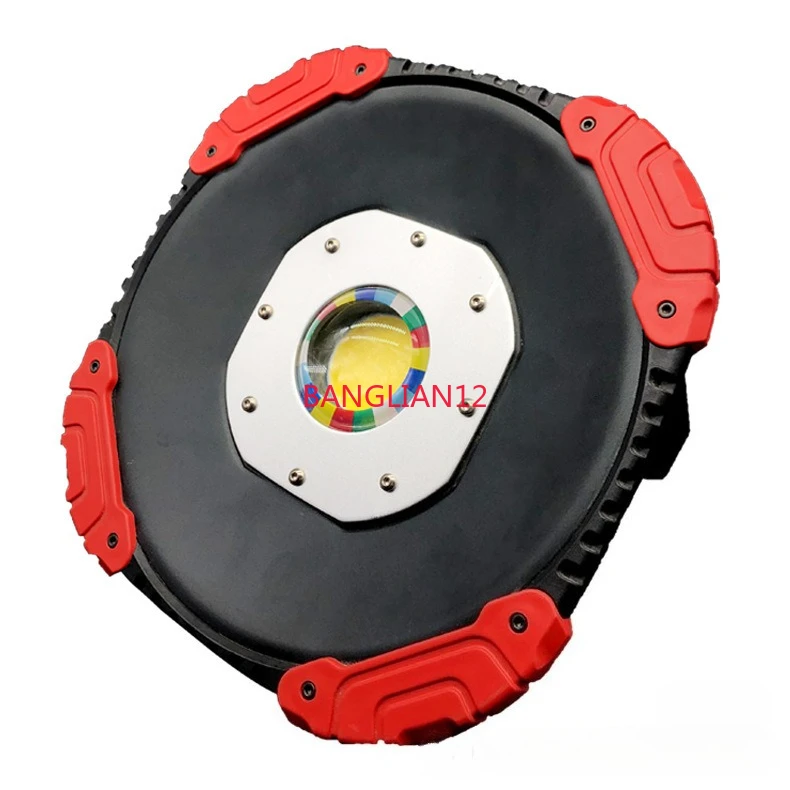 Construction site high-power COB strong light long-distance floodlight, outdoor multi-functional camping 200W projection light
