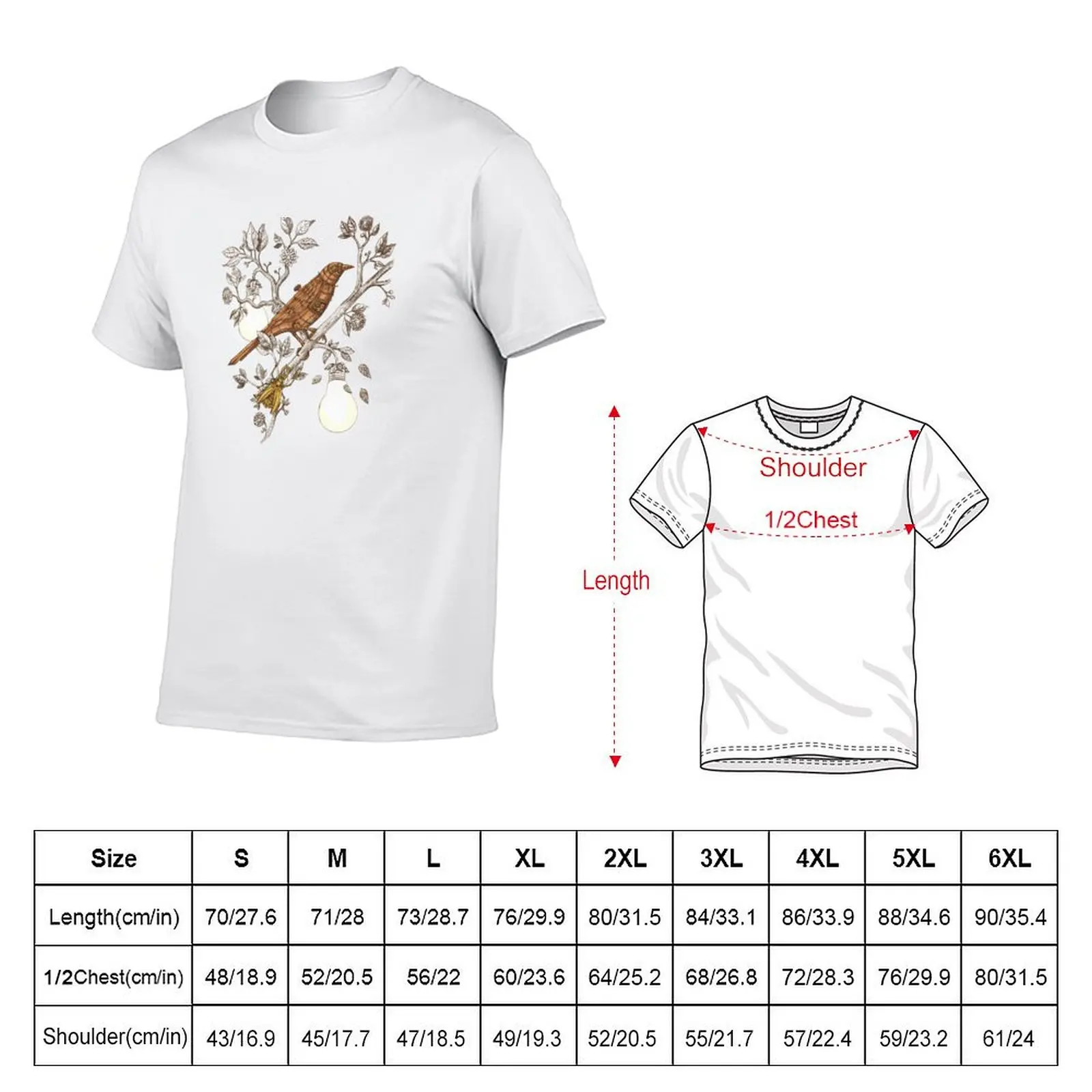 Tree of Invention T-Shirt Casual Everyday Short Sleeve T-Shirt