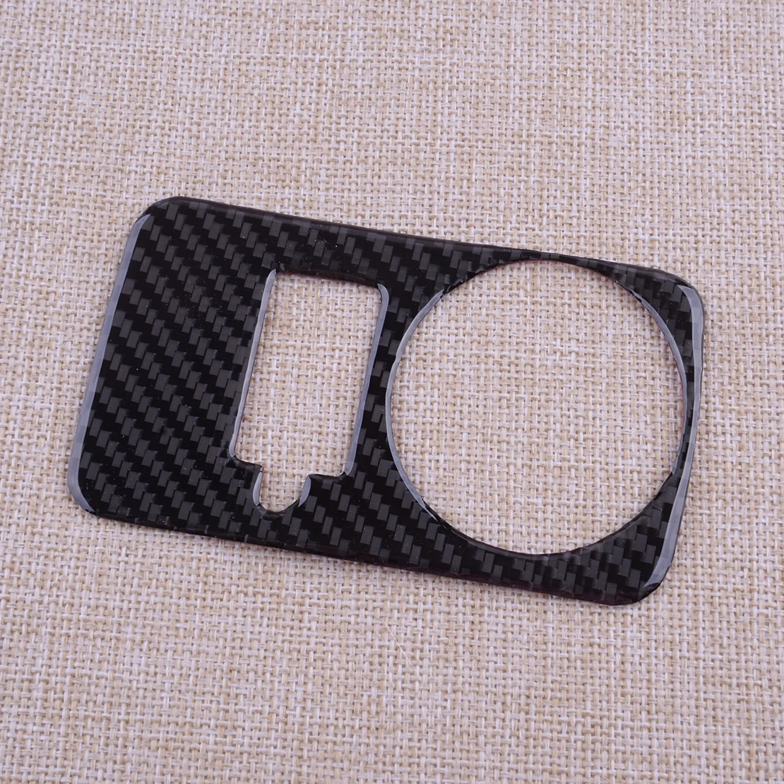 Headlight Switch Button Cover Trim Sticker Fit for Ford Mustang 2005 2006 2007 2008 2009 Carbon Fiber Black