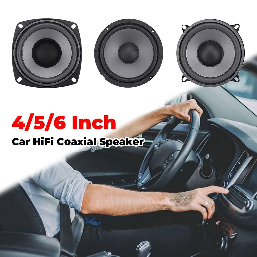 4/5/6 Inch Auto Audio Full Range Frequency Music Stereo 400W 500W 600W Car Subwoofer Stereo for Vehicle Automobile