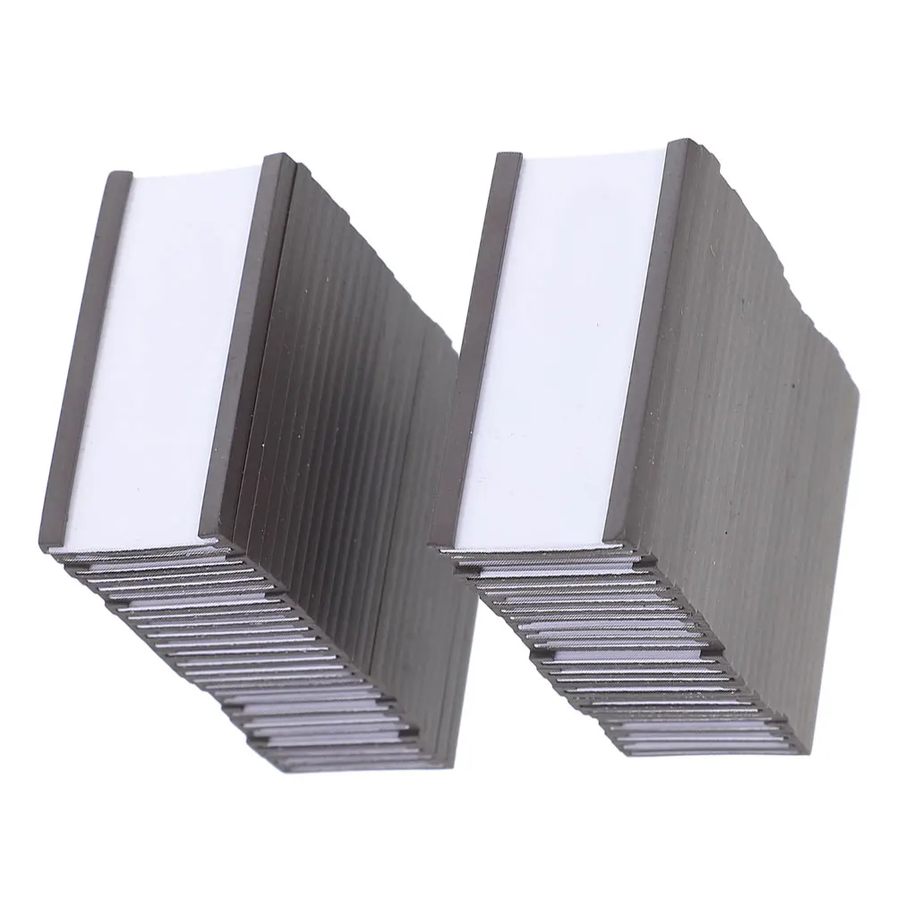 

Card Type Tag Clip Clear Plastic Protector Holders with Replacement Strips Shelf