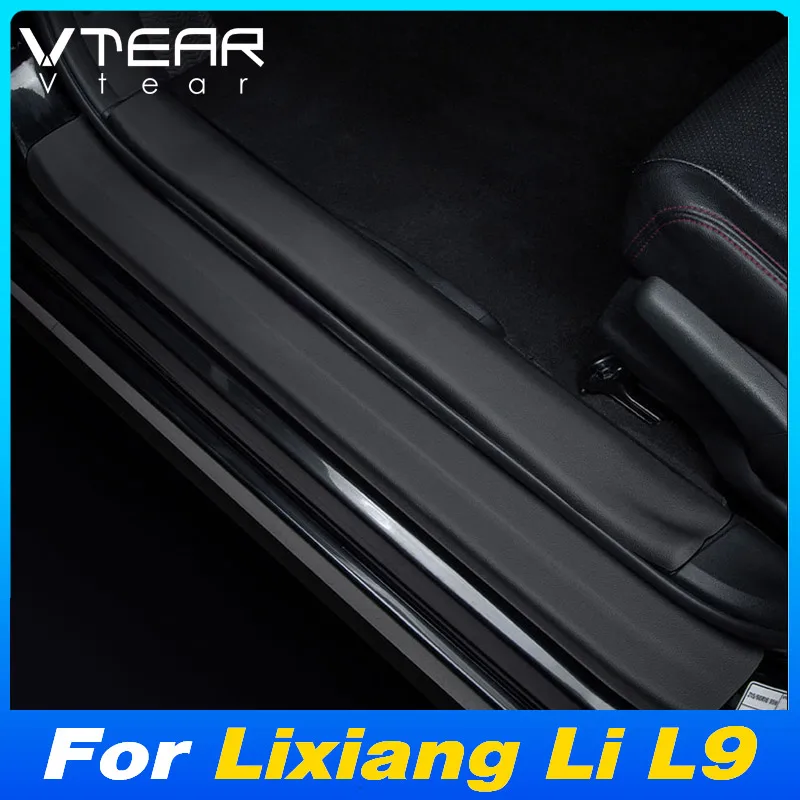 

Vtear Car Door Threshold Sill Stickers Trunk Rear Bumper Guards Trim Cover Strip Interior Accessories For Lixiang Li L9 2024