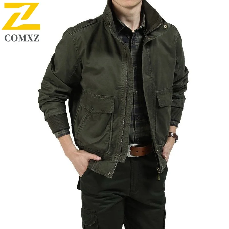 

COMXZ Men Lightweight Jacket 2025 New Big Pocket Windproof Outdoor Adventure Cycling Climbing Arcteryx Breathable Outerwear