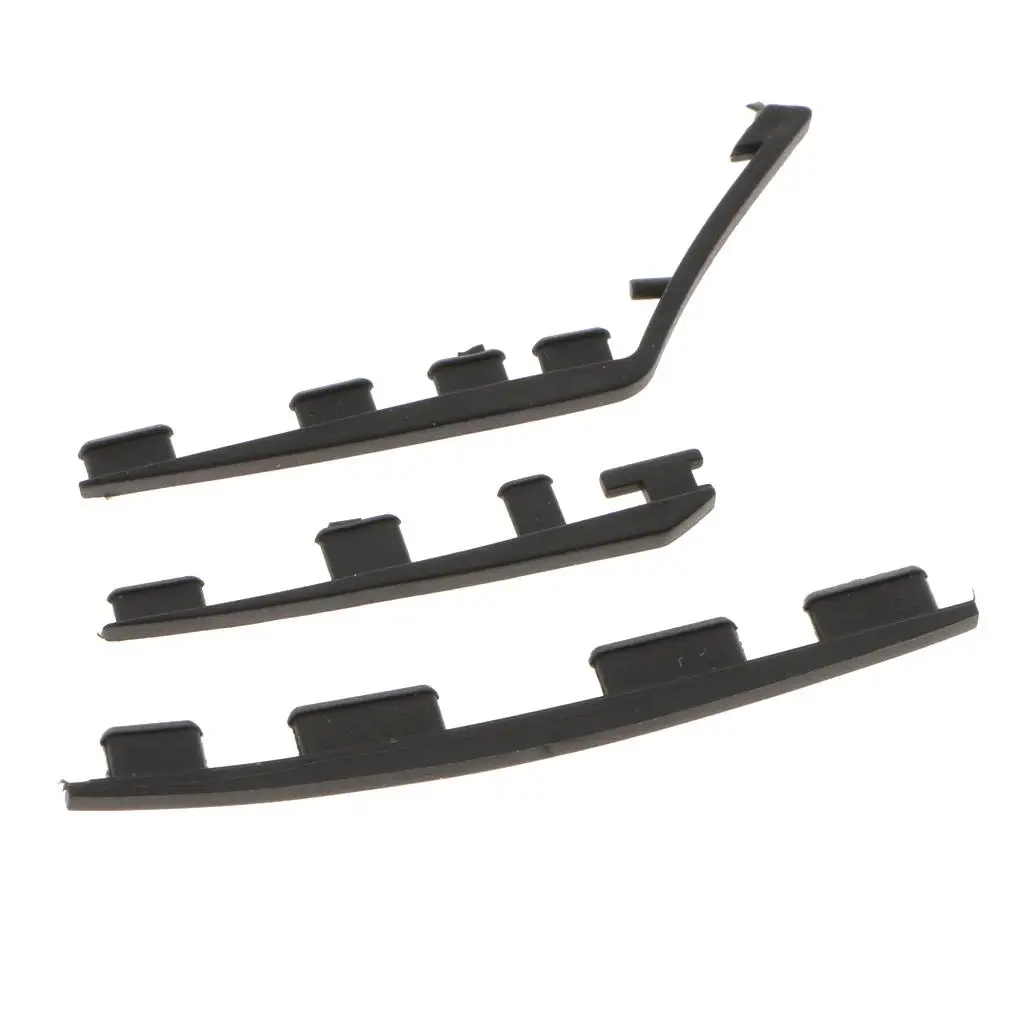 1 Juego de piezas de reparación de pies de goma para 4 consolas de juegos CUH y CUH-1100 solamente (negro)