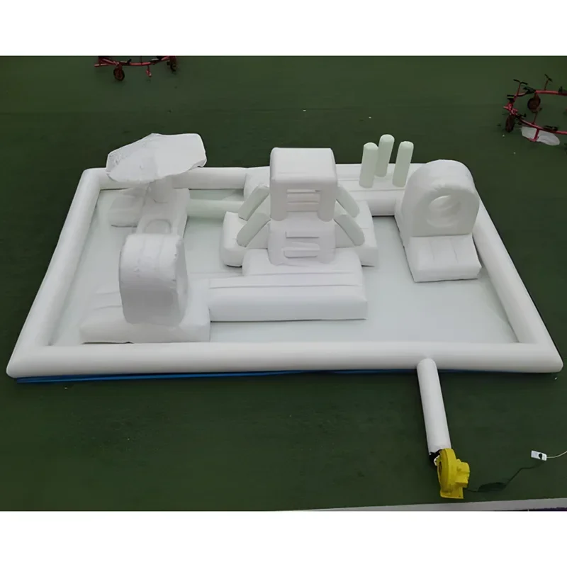 

Большая 20-футовая уличная водная игра, надувная горка Bounce House, комбинированная горка с препятствиями, аквапарк, брызговик, мягкая игровая площадка для вечеринки