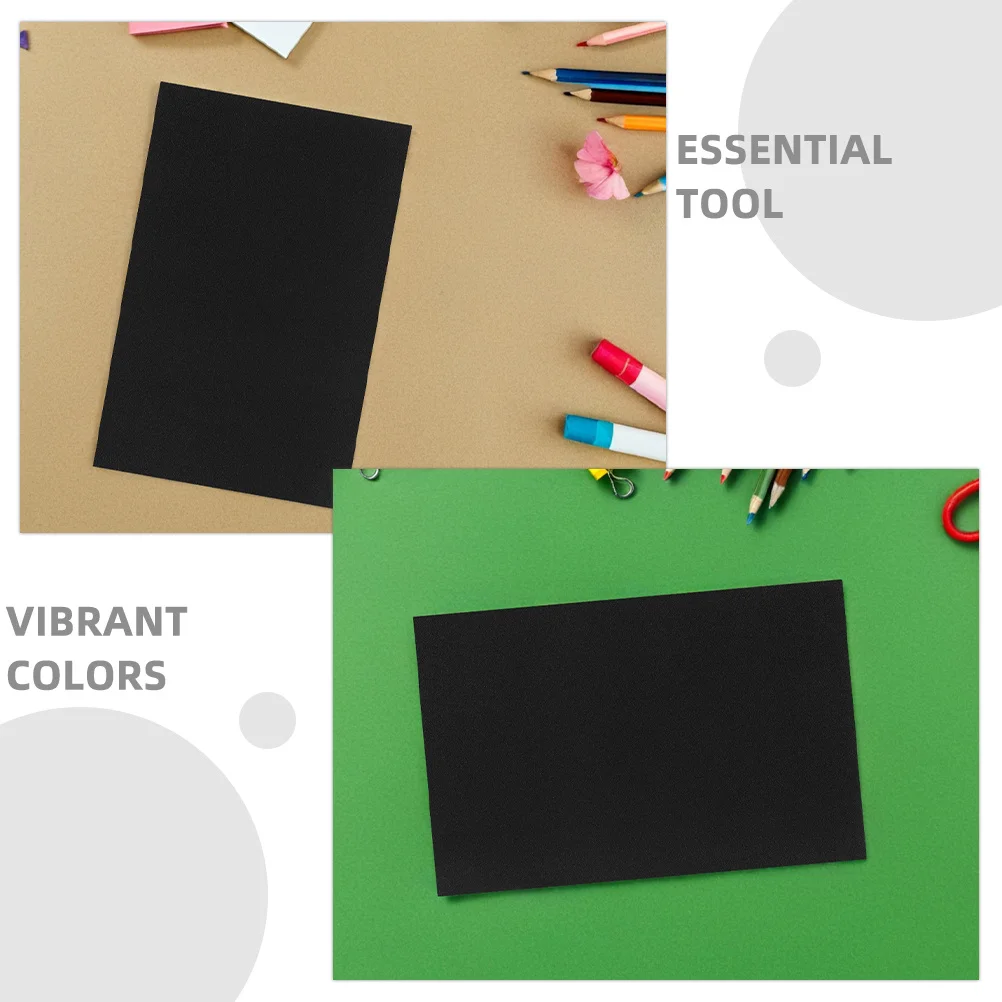 10 قطعة ورق فني الرمال الأسود كرافت البطاقات لتلوين النفط الباستيل الرمال اللوحة DIY بها بنفسك سكرابوكينغ 16K مشروع فني #5