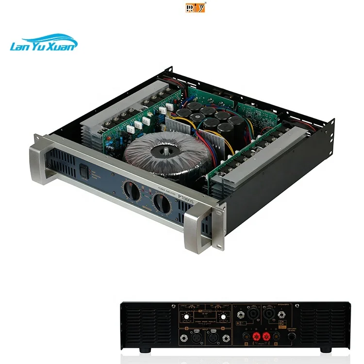 

P7000S Power Amplifier Class H 2U 3U 2 Channel Digital Stereo Power Amplifier Audio Stable Power Amplifiers
