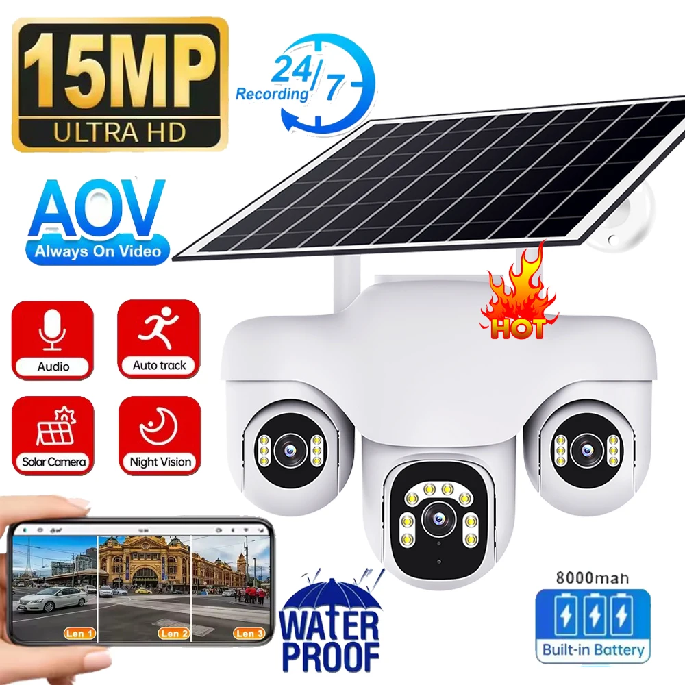 15MP 4G Camera Sola…