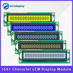 LCD1601A-1 1601 modulo schermo blu/verde IIC/I2C 16x1 modulo Display LCD a caratteri grandi. 1601 5.0V o 3.3V STN FSTN DFSTN