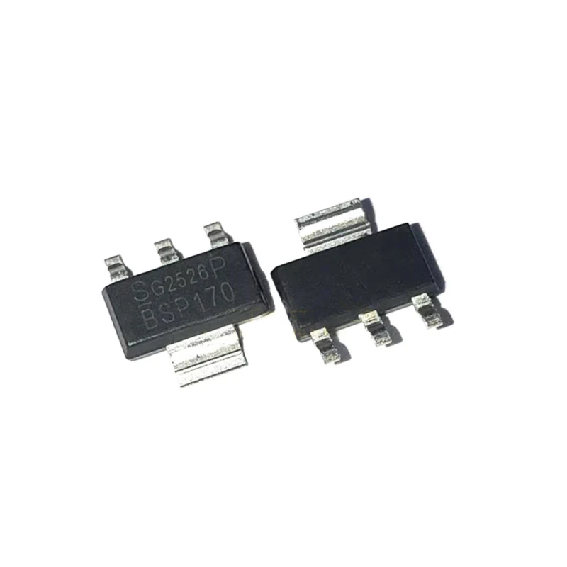 5PCS  BSP170PH6327  BSP170P BSP170 SOT-223 60V/1.9A P-channel, field effect transistor