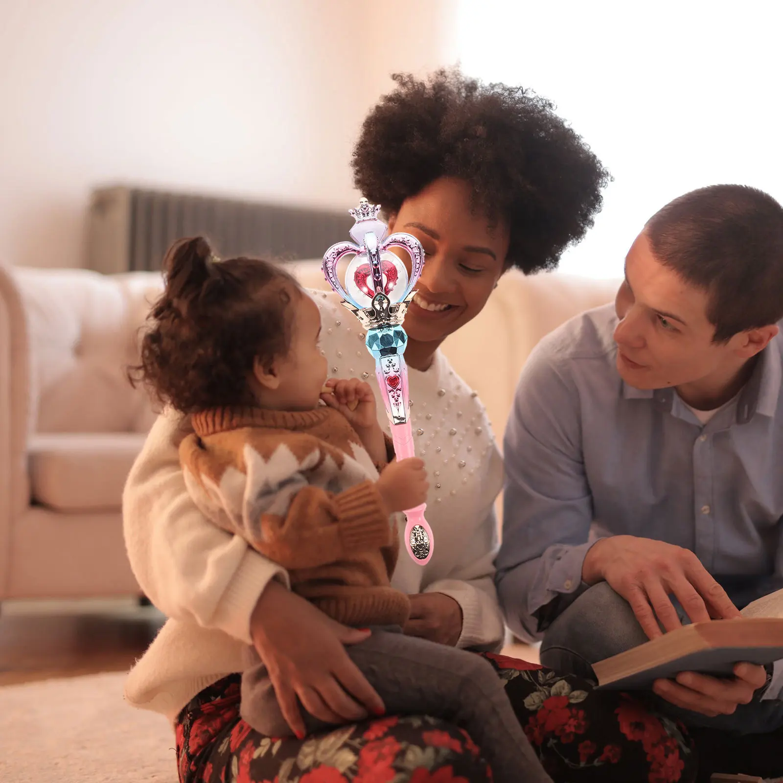 لعبة WOONEKY Music Glow للأطفال المضيئة هدية عيد الحب للأميرة الحسية للعب البلاستيكي السحري #2