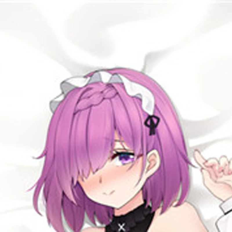 Dakimakura Anime Pillow Cover Mash Kyrielight Double Sided Print 2Way Cushion Cover Xmas Gifts
