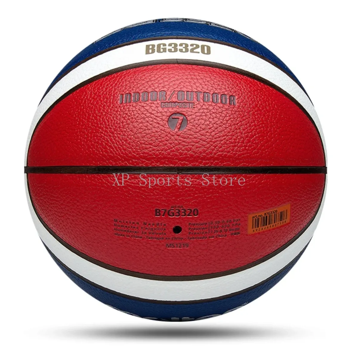 Molten BG3320 Size 7 Street Basketball - PU Material, Textured Surface for Easy Control,Wear - Resistant for Indoor&Outdoor Play
