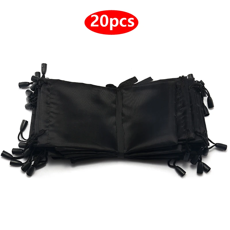 1/20 Stuks Draagbare Zachte Doek Waterdichte Zonnebril Tas Microfiber Stof Opbergtas Bril Draagtas Brillenkoker Container