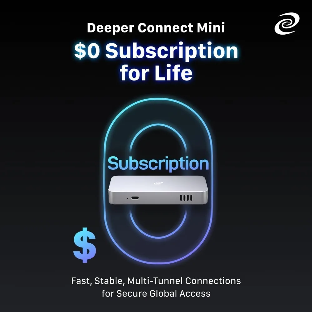 Deeper Connect Mini VPN Router Free Lifetime Internet Security للسفر المنزلي