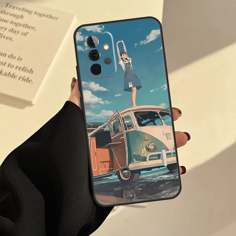 Combi Van Surf For Samsung Galaxy A54 A34 A14 A52 S A12 A22 A32 A13 A33 A53 A73 A50 A71 A51 Phone Case