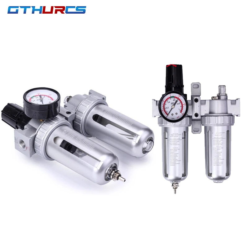 منظم فلتر ضاغط الهواء SFC200/300/400 فاصلات المياه الزيتية فخ تصفية BSP ضواغط الهواء أجزاء هوائية #5