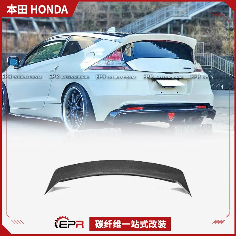 

Подходит для Honda CRZ, хвост из углеродного волокна EPR J, замена спойлера с фиксированным ветровым крылом Canard Tail