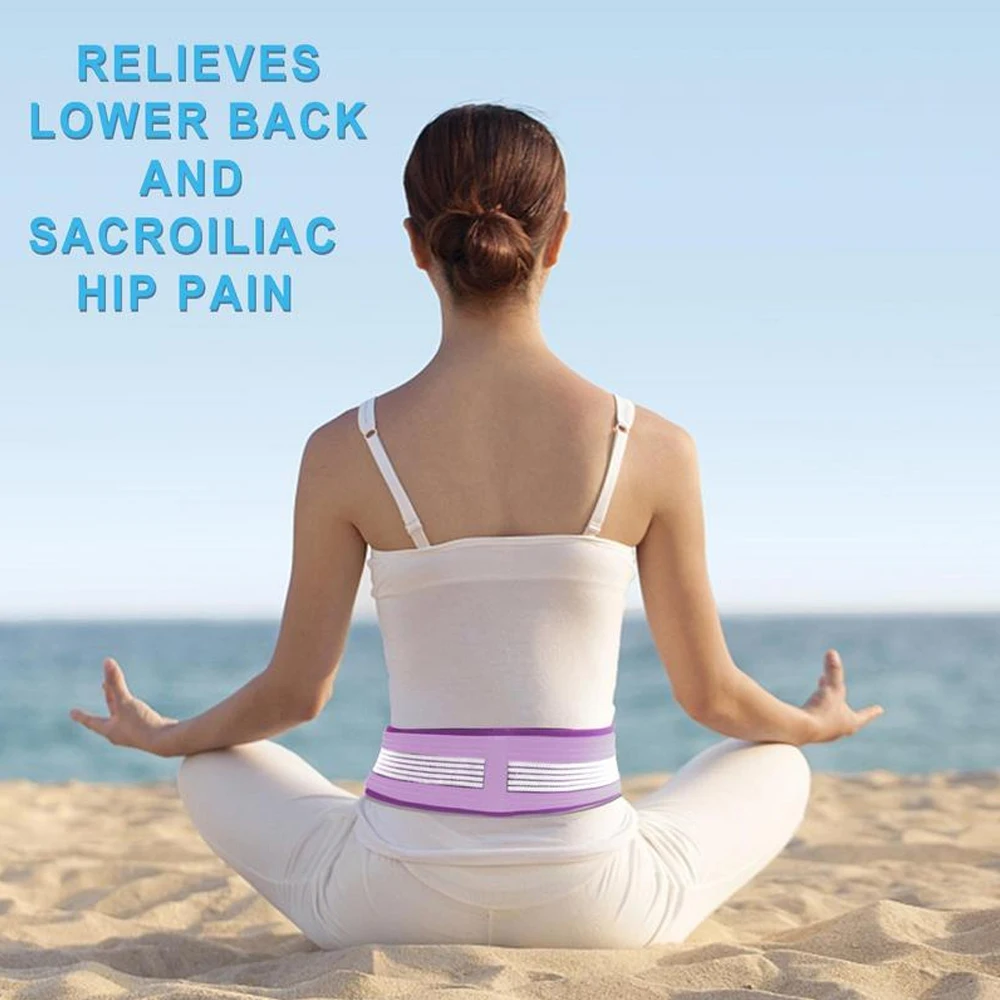 Sacroiliac Hip Belt for Men and Women That Alleviates Sciatic,Lower Back Brace Provide SI Joint Pelvic Support Nerve Compression