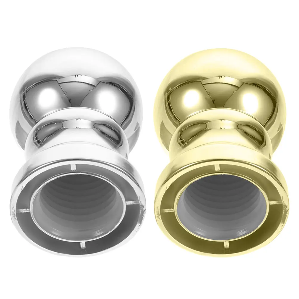 

2 Pcs Flagpole Ball Topper Replacement Parts Decorative Abs Finials For Flag Durable Rotating