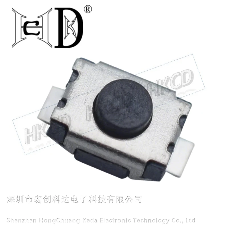 100PCS 3*4*2mm 2/4 Pin SMD Switch Mini Touch Micro Tact Push Button Switches 3*4MM 3×4×2 MP3 MP4 Player Phone Buttons 12V 50mA