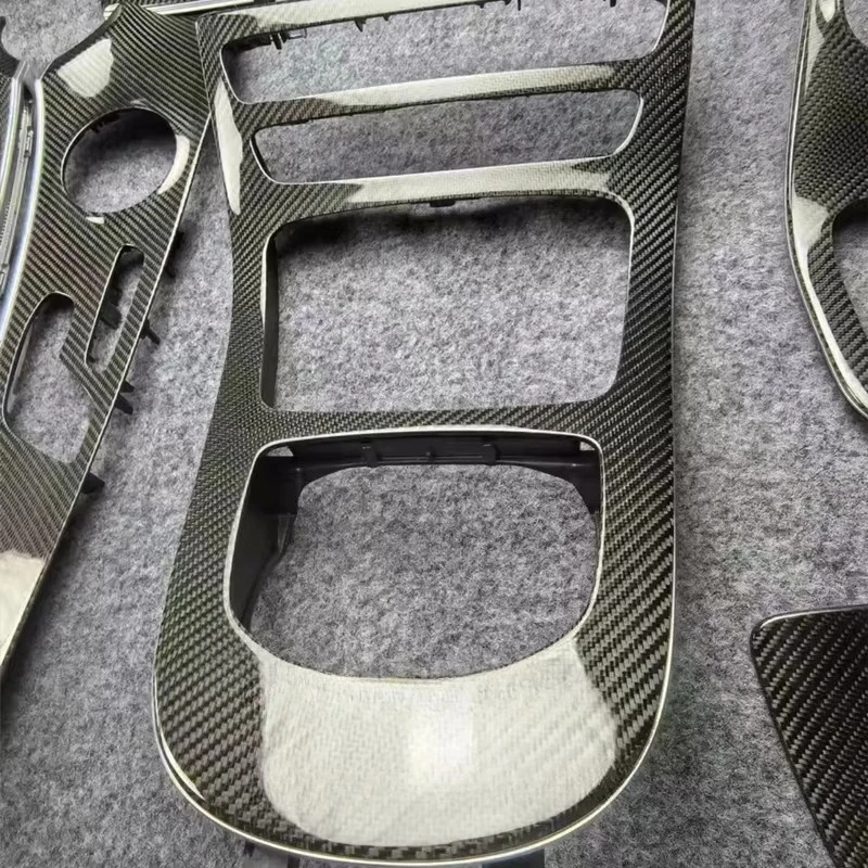 Carbon Fiber Car Interior Trim Kit for  E33l E260 E53 Car Model Car Interior Trim Kit