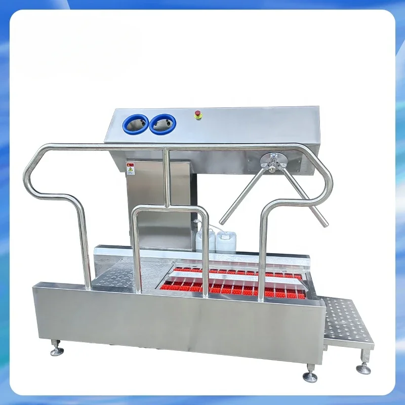 Other Cleaning Equipment Hygiene Cleaning Station boot sole cleaning machine For Food Beverage Factory