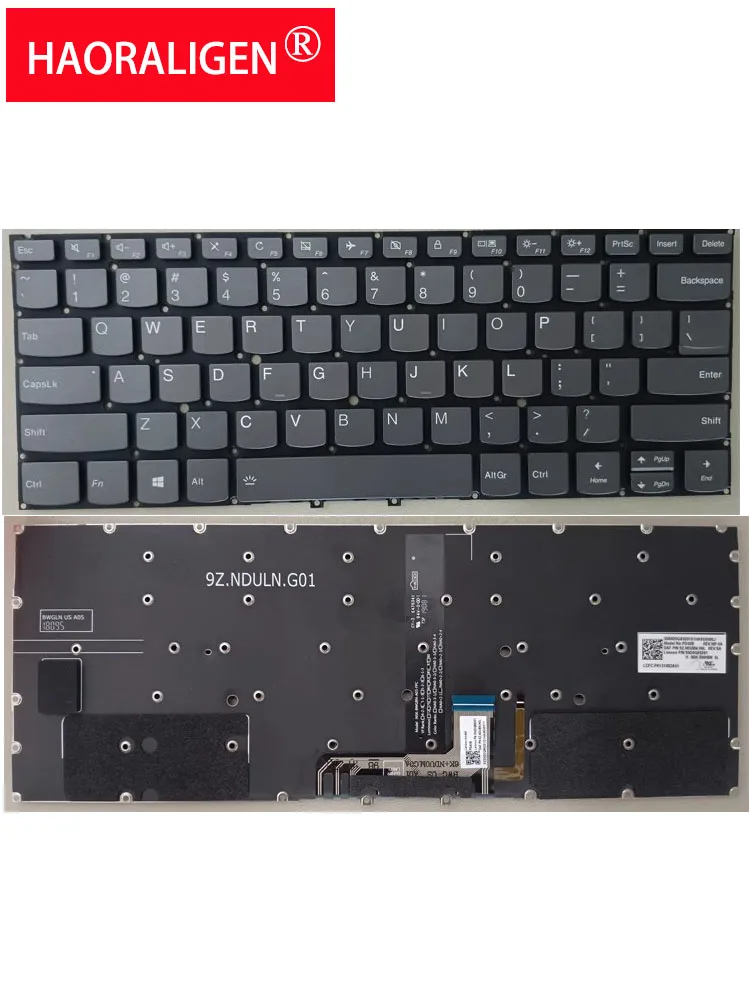 New AR US GK Laptop Keyboard For Lenovo Yoga C930 C930-13IKB C930-ISK Yoga 7 pro-13IKB PD4VB C930 Original Backlit