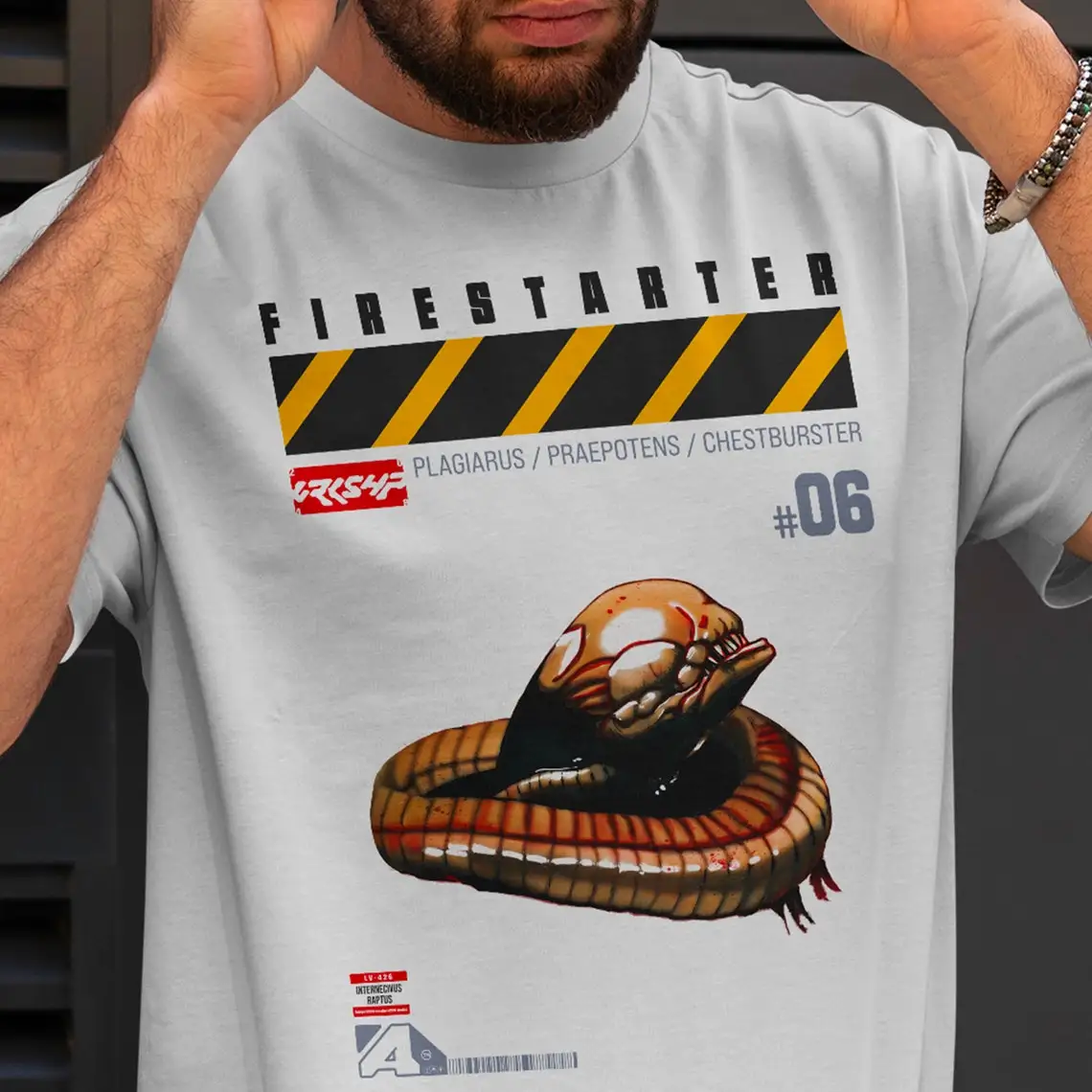 

Chest Burster Japanese Harajuku Xenomorph Retro sic fi Alien Movie gift T-shirt for men Chest Burster LV-426 Horror Monster Tops