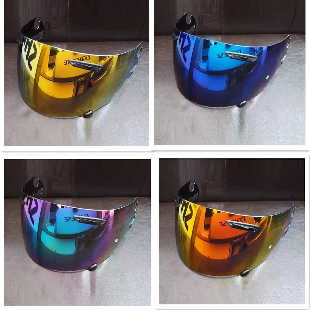 For RR5 RX7-GP Quantum ST RX-Q Chaser-V Corsair-V Visor Motorcycle Helmet Visor goggles plating silver red Replacement Lens