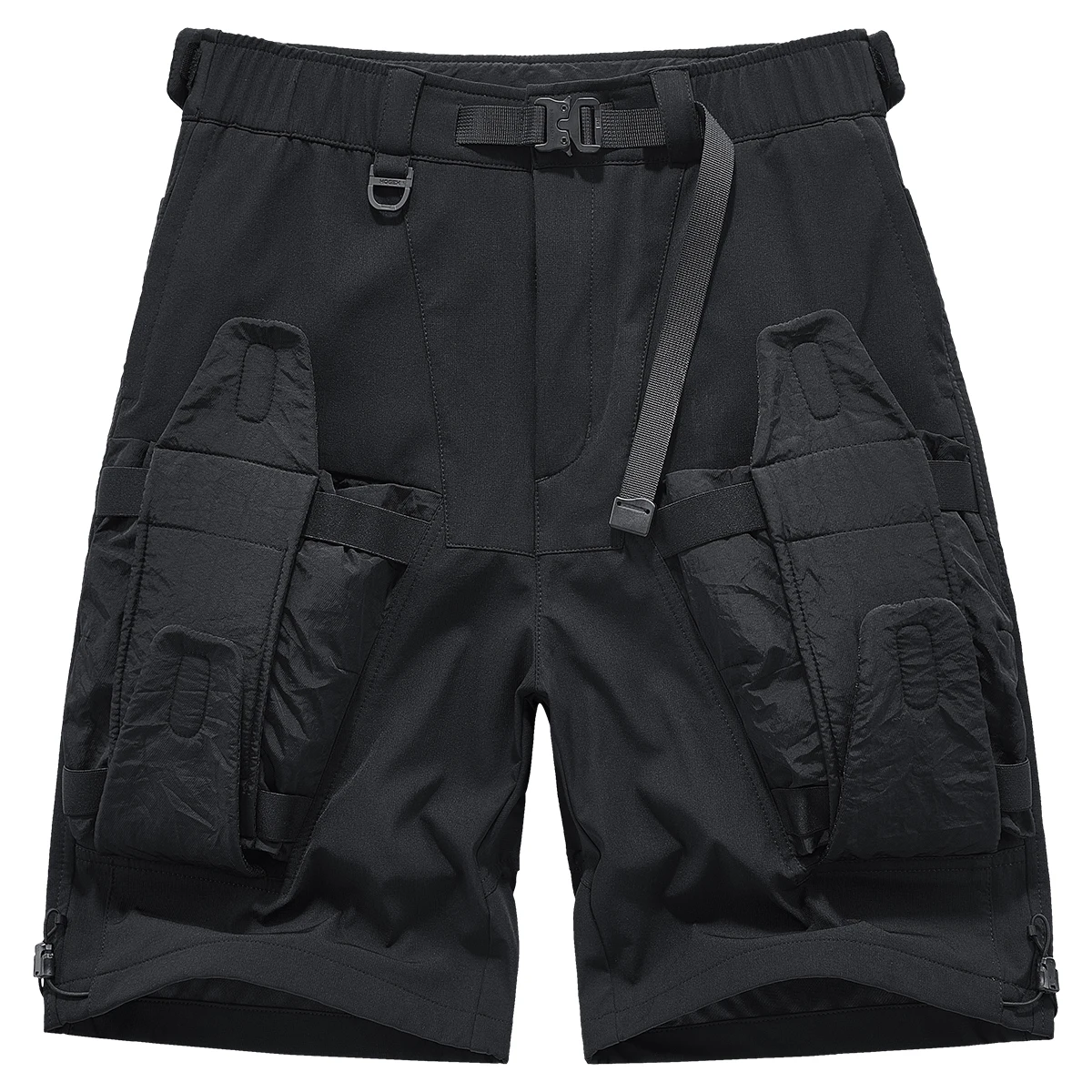 

Men's Summer Techwear Shorts With Multi Pockets Fashion Tactical Cargo Short Joggers Mechanical Short Pants Size M-4XL