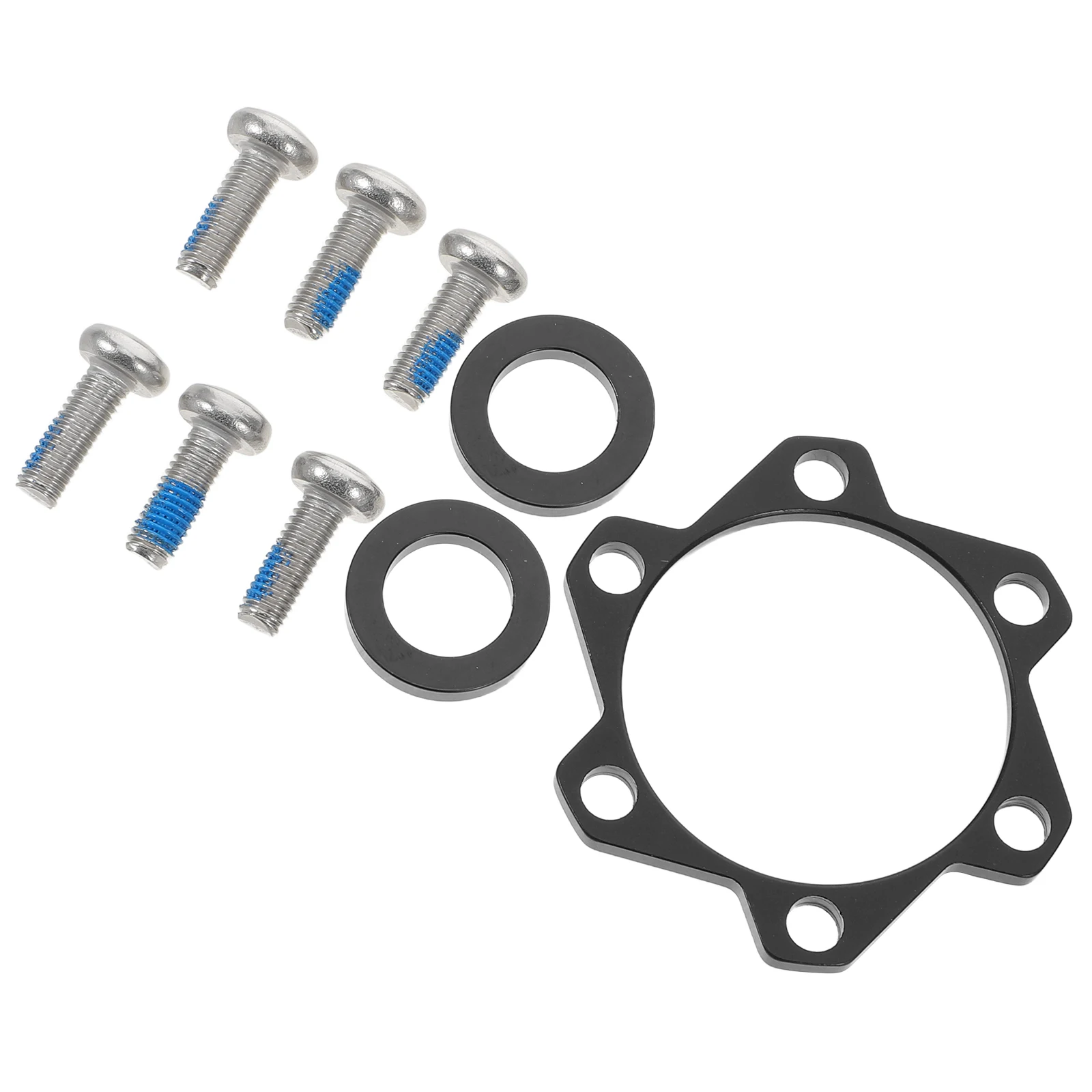 

Bicycle Drum Gasket 6 Bolt Rotor Bolts Bike Disc Brake Mount Adapter Adaptor Fork Axle Spacer