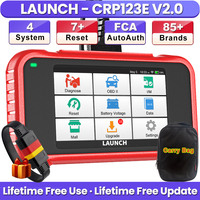 LAUNCH X431 CRP123E V2.0 /CRR123I V2.0 Car OBD2 Diagnostic Tools Auto OBD Scanner ABS SRS Engine AT+ 7 Reset Service Free Update