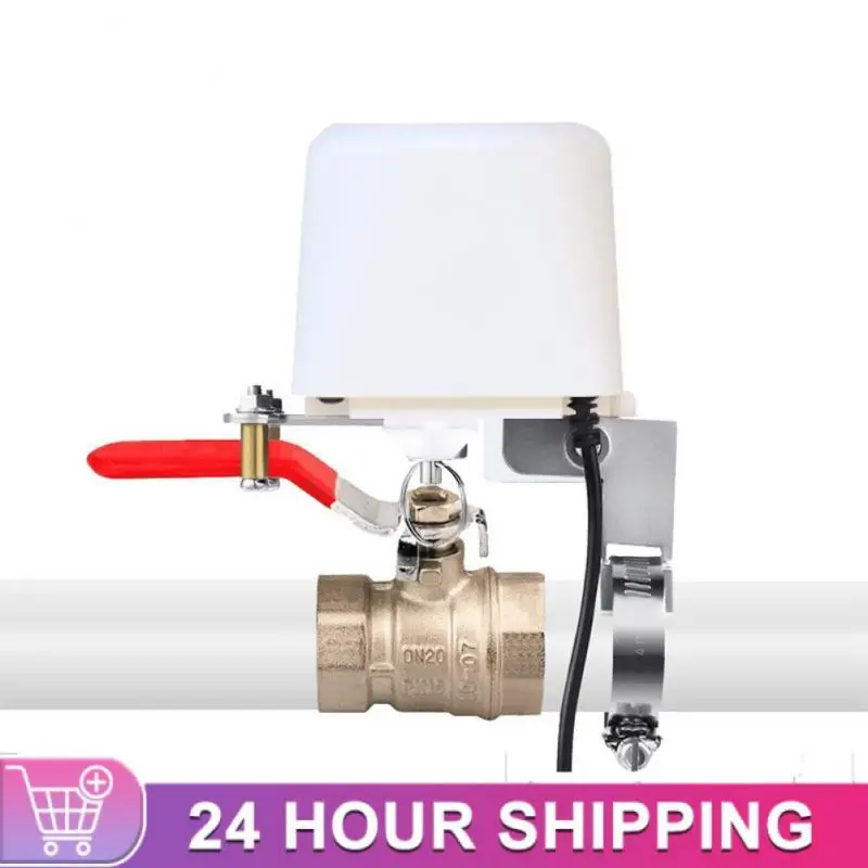 

Jianshu Tuya Smart Valve Wifi Zigbee Water Valve 12V Automatic Electric Valve for Faucet Pool Work with Alexa Google Home