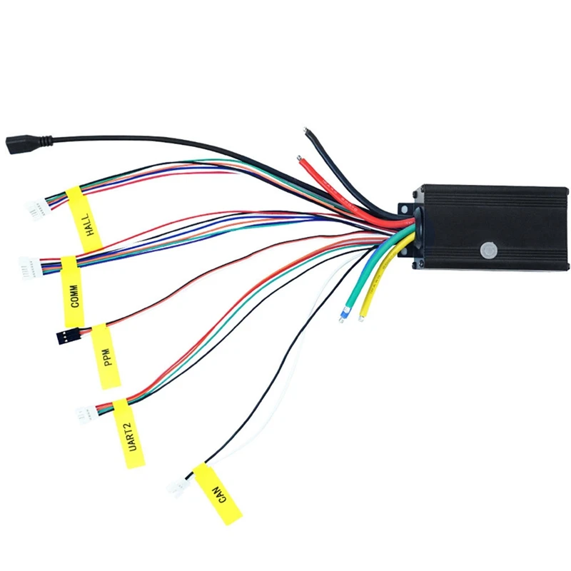 Electric Vehicle Controller 75100 FOC Single Drive ESC For Electric E-Bike Scooter 4-16S 50A 75V Speed Controller